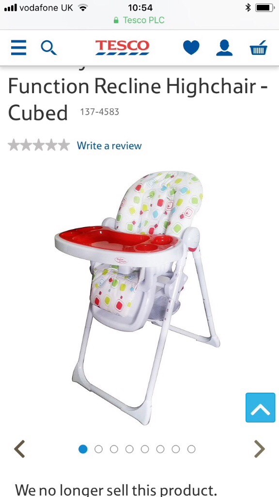 tesco high chair